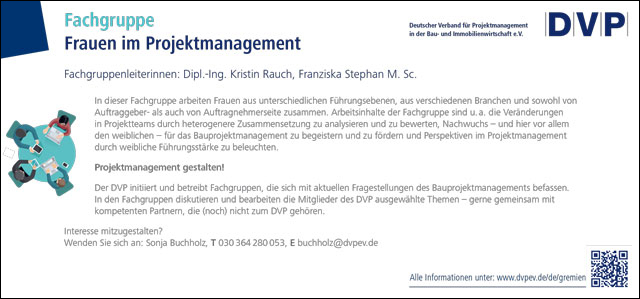 DVP Fachgruppenkarte Frauen im Projektmanagement